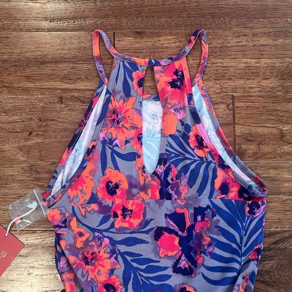 NWT Mossimo Skater Dress, Pink Floral Size S - Picture 8 of 8